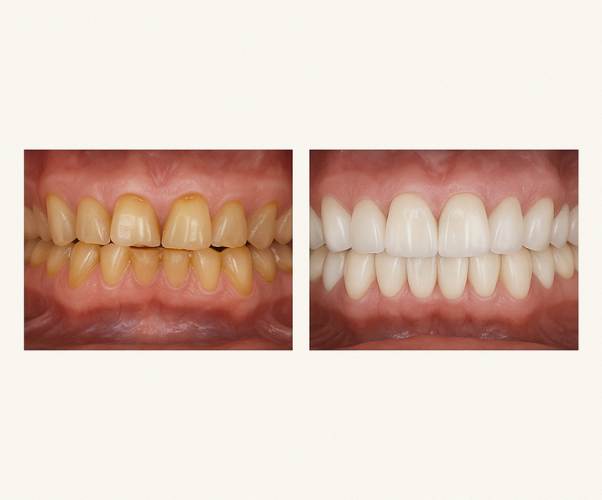 Riabilitazione estetica dentale: prima e dopo il trattamento